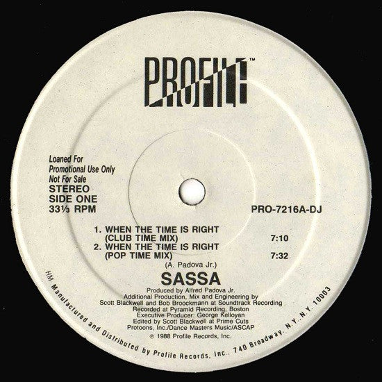 When The Time Is Right 5 Sassa