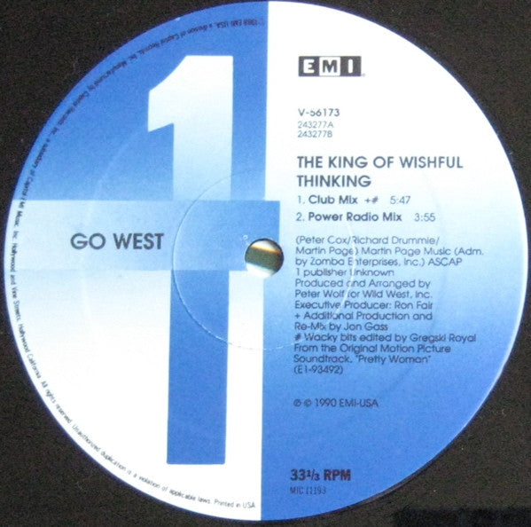 King Of Wishful Thinking Go West