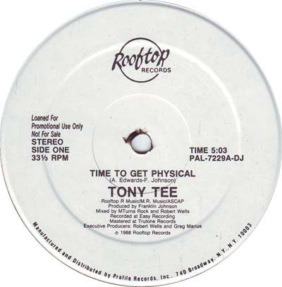 Tony Tee - Time To Get Physical