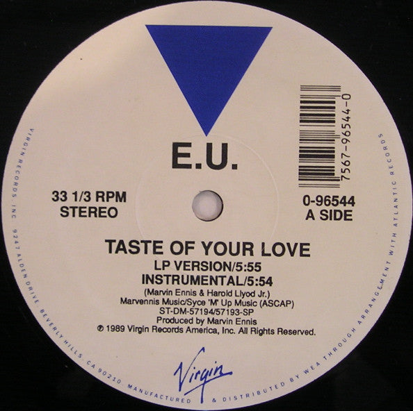 Taste Of Your Love / Da Butt '89 | Rectangle Triangle  