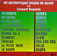 Rectangle Triangle Un Authentique Disque De Danse Vol.1 vinyl record with colorful label and vintage design.