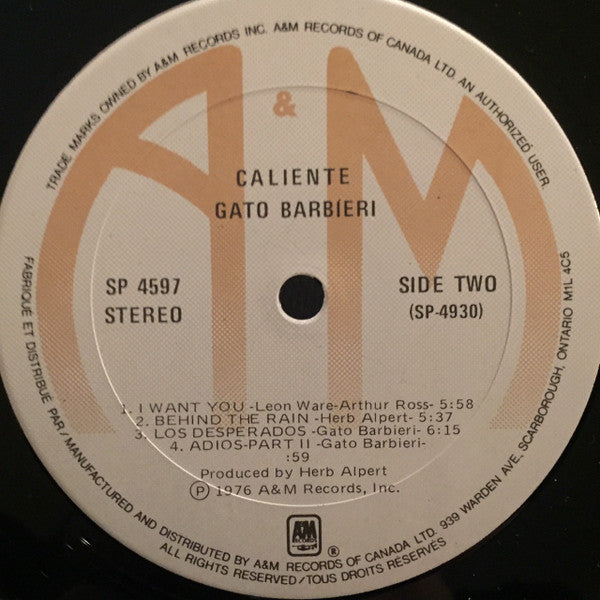 Caliente! Gato Barbieri
