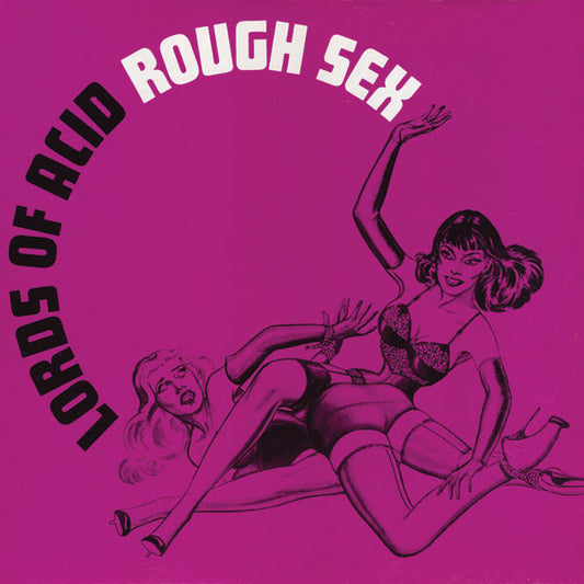 Image of a product package titled "Rough Sex" by Rectangle Triangle, featuring bold, edgy graphic design on the label.