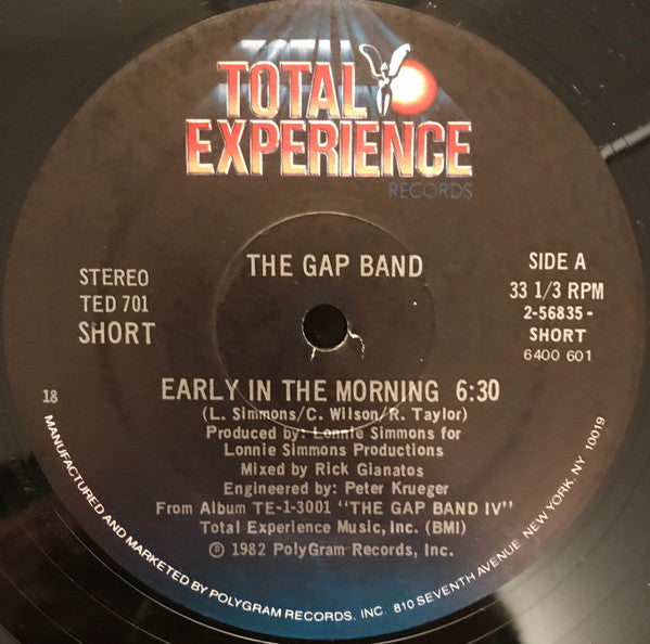Early In The Morning The Gap Band
