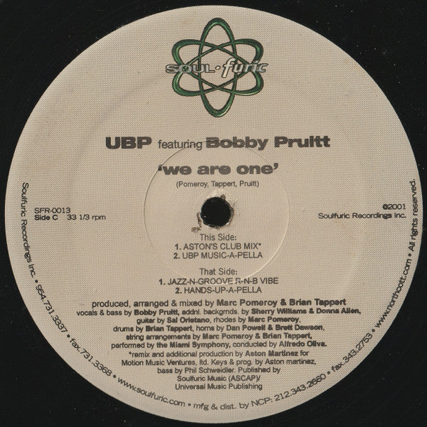 We Are One Urban Blues Project,Bobby Pruit