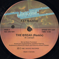Remix album cover titled "The Break" by Rectangle Triangle featuring abstract geometric artwork with vibrant colors.