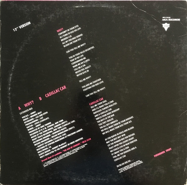 Why? (12" Version) Bronski Beat