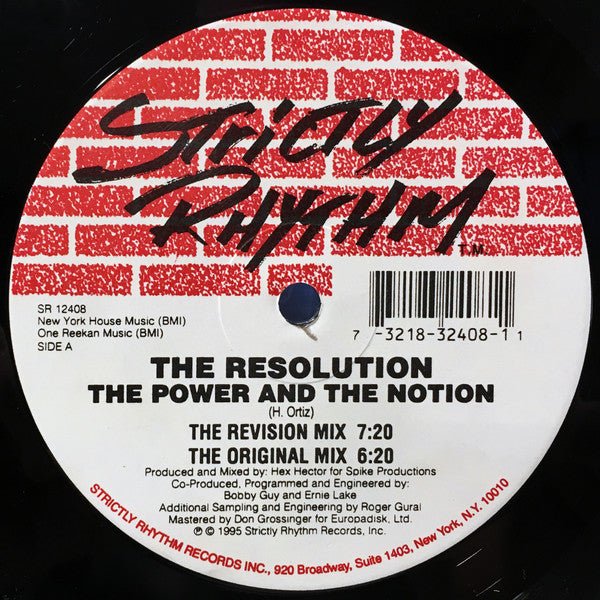 The Power And The Notion / I Want U All Over Me Hex Hector,The Resolution