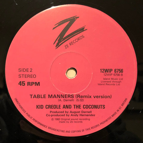 I'm A Wonderful Thing Kid Creole And The Coconuts