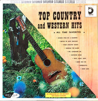 Rectangle Triangle Top Country and Western Hits All Time Favorites album cover featuring vibrant country-themed artwork.