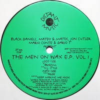 Rectangle Triangle Men On Wax E.P. Vol 1 music album cover featuring abstract artwork and bold typography.