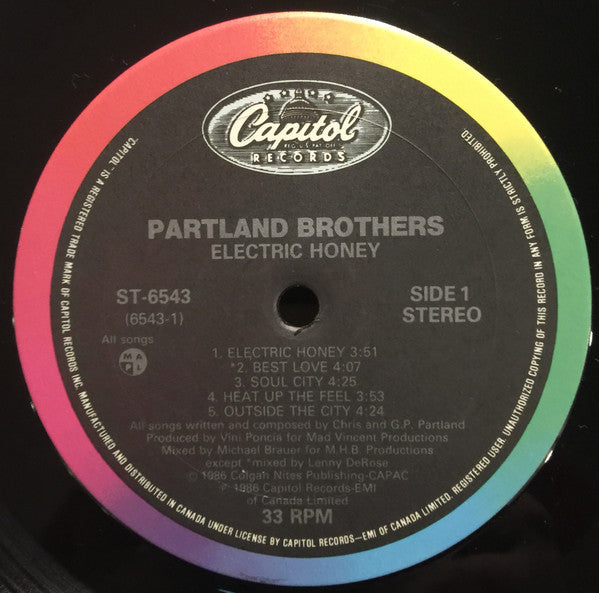 Electric Honey The Partland Brothers