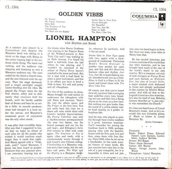 Golden Vibes Lionel Hampton