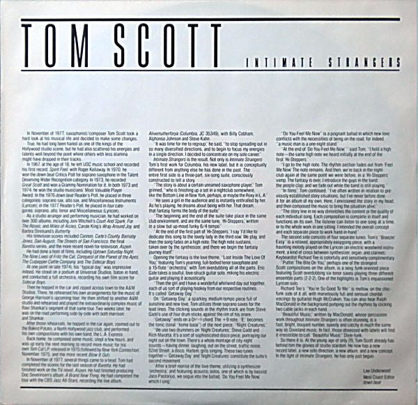 Intimate Strangers Tom Scott