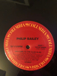 Philip Bailey - Welcome To The Club, 12" vinyl, on Columbia (1986)