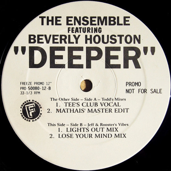 Deeper The Ensemble,Beverly Houston