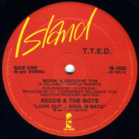 Redds And The Boys - Movin' & Groovin', 12" vinyl, on T.T.E.D. Records (1985)