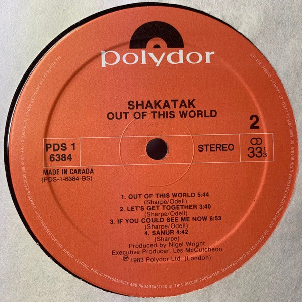 Out Of This World 2 Shakatak