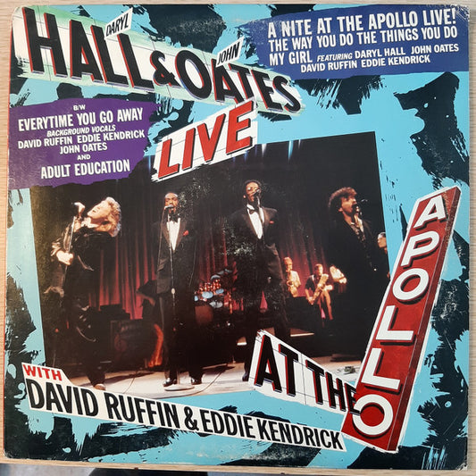 Daryl Hall & John Oates Featuring David Ruffin & Eddie Kendrick* - A Nite At The Apollo Live!