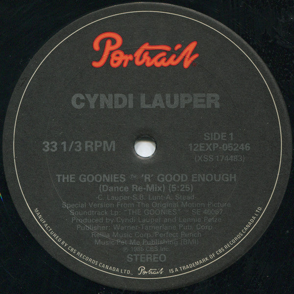 The Goonies 'R' Good Enough Cyndi Lauper