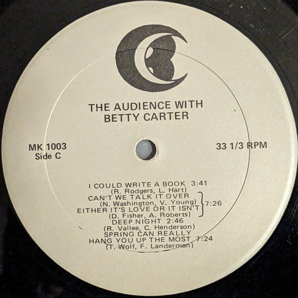 The Audience With Betty Carter Betty Carter