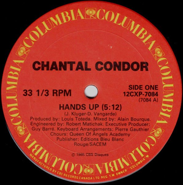 Hands Up Chantal Condor