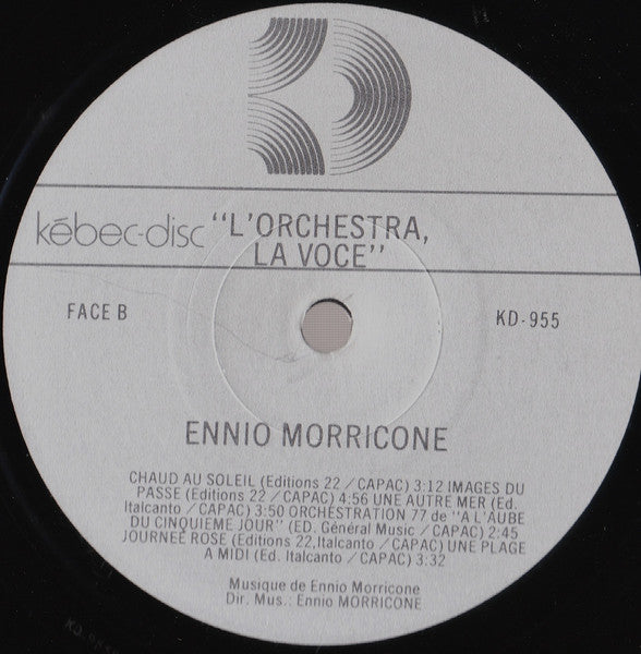 L'Orchestra, La Voce