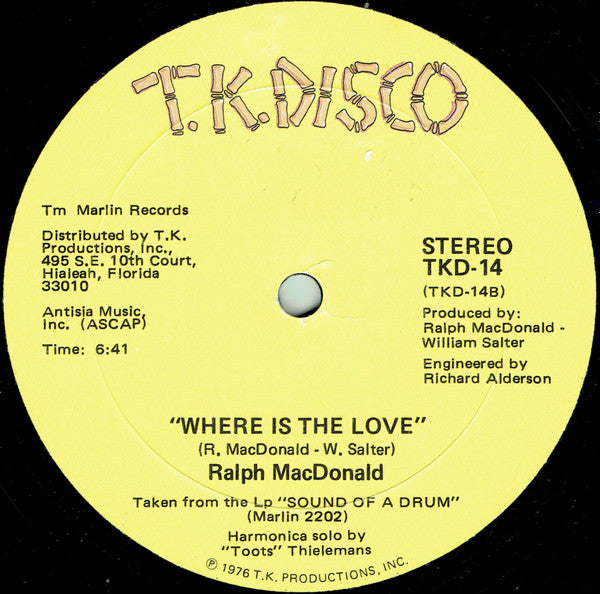 Calypso Breakdown Ralph MacDonald