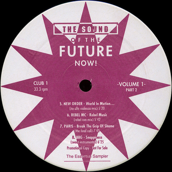 The Sound Of The Future ...Now! Volume One Various