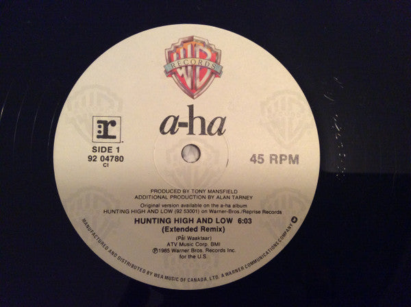 Hunting High And Low 3 a-ha