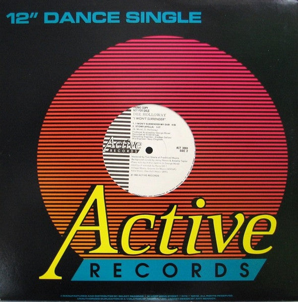 I Won't Surrender Dee Holloway