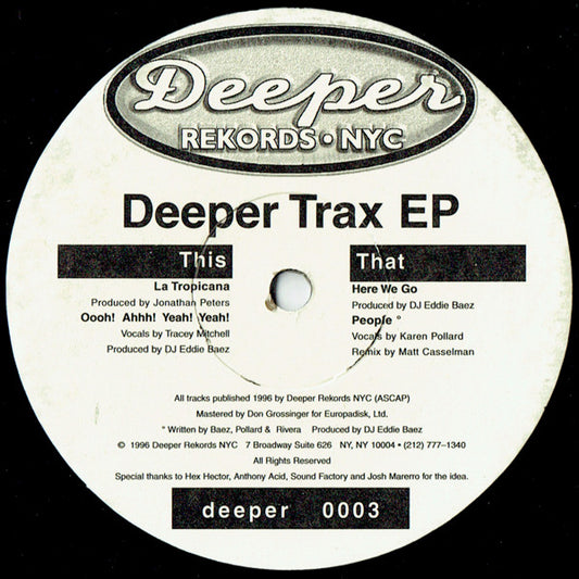 Deeper Trax EP | Rectangle Triangle