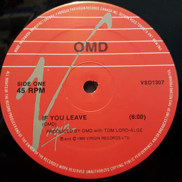 If You Leave · La Femme Accident · 12" Mixes