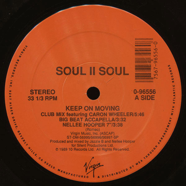 Keep On Movin Soul II Soul