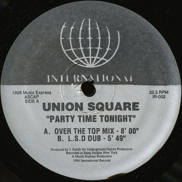 Party Time Tonight / Skatt