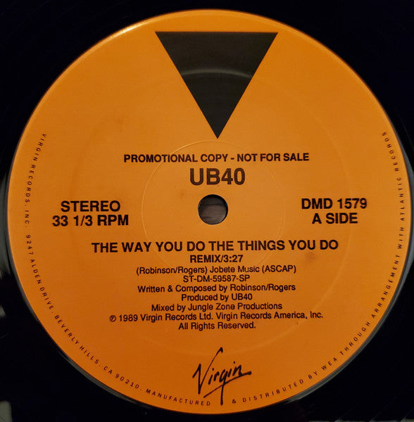 The Way You Do The Things You Do UB40
