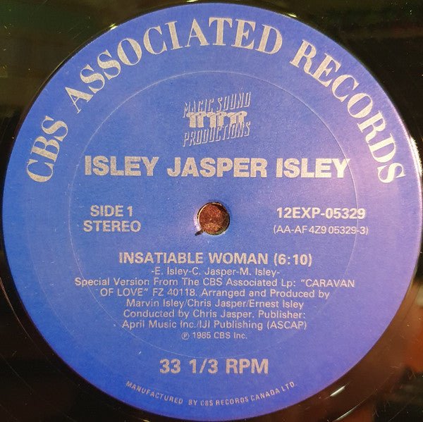Insatiable Woman / Break This Chain Isley Jasper Isley