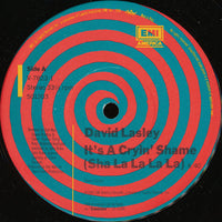 Rectangle Triangle's It's A Cryin' Shame (Sha La La La La) album cover featuring vibrant graphic design and bold typography.