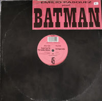 Rectangle Triangle Batman "Sounds From The Pink Sandbox" album cover featuring colorful abstract artwork with bat and pink sandbox themes.