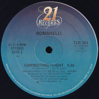 Roland Romanelli - Connecting Flight, 12" vinyl, on 21 Records (1982)