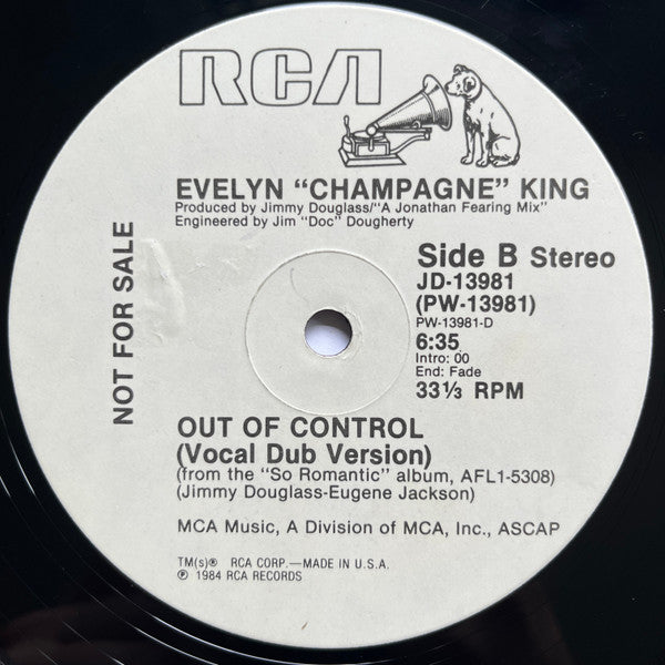 Out Of Control Evelyn King