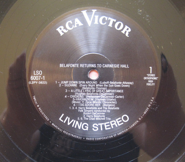 Belafonte Returns To Carnegie Hall | Rectangle Triangle  