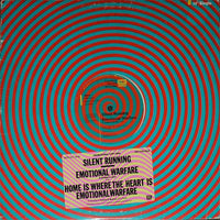 Cover art of "Emotional Warfare" by Rectangle Triangle featuring abstract, colorful geometric shapes on a dark background.