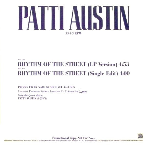 Rhythm Of The Street Patti Austin