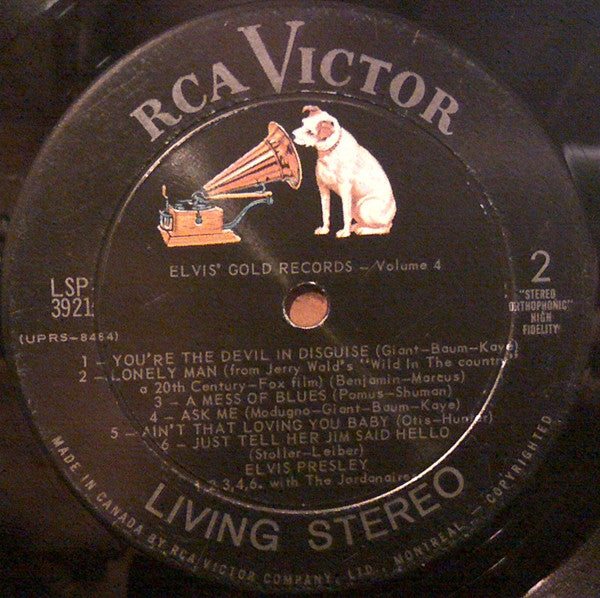 Elvis' Gold Records - Volume 4 | Rectangle Triangle  