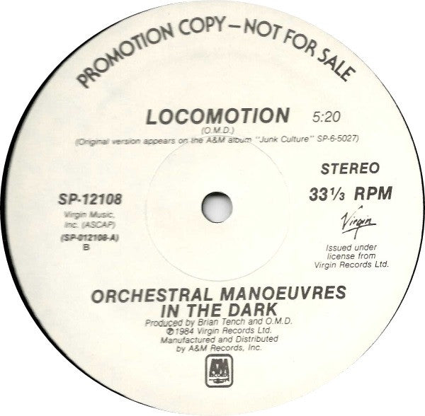Locomotion Orchestral Manoeuvres In The Dark