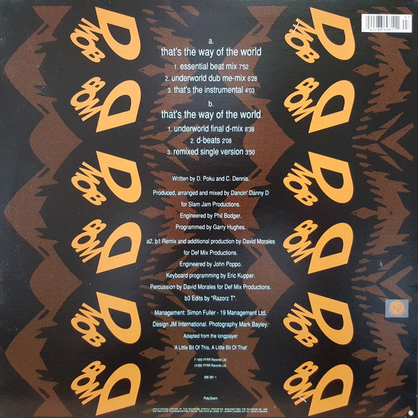 That's The Way Of The World D Mob,Cathy Dennis