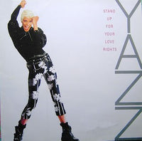 Rectangle Triangle Stand Up For Your Love Rights poster featuring vibrant, bold text design on a white background.