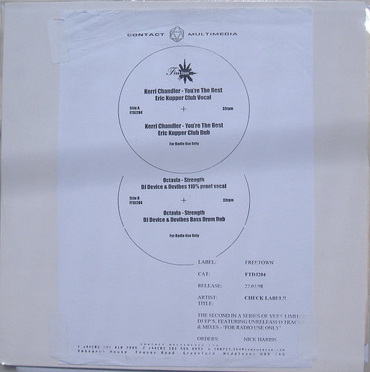 Kerri Chandler / Octavia* - You're The Best / Strength