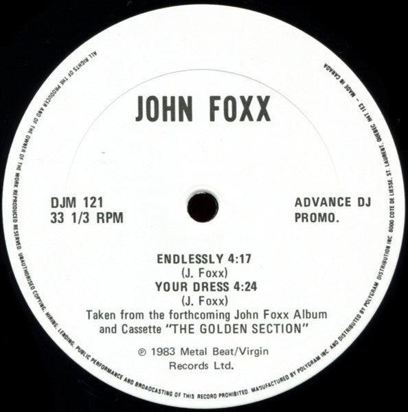 Endlessly John Foxx